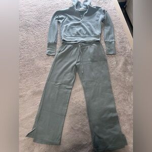 Hippie Rose Sage Green Jogger Set